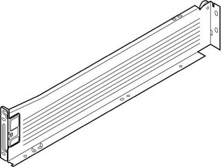 METABOX, Царга М, 86/350 мм, 25 кг, серая, лев.