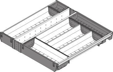 ORGA-LINE, комплект лотков, ширина 550мм, длина 450мм