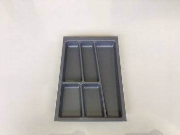 Лоток для столовых приборов Trend II, в ящик 400/500, серый орион матовый