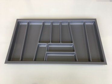 Лоток для столовых приборов Trend II, в ящик 900/500, серый орион матовый