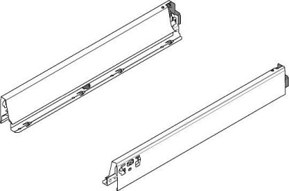 TANDEMBOX intivo/antaro, царги N 68/500мм, черные, комплект