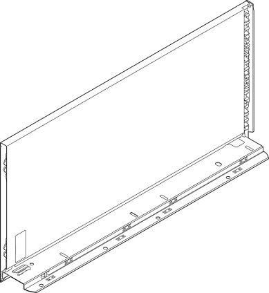 Царга LEGRABOX pure, высота F (241,0 мм), НД=300 мм, левая, гавана коричневый