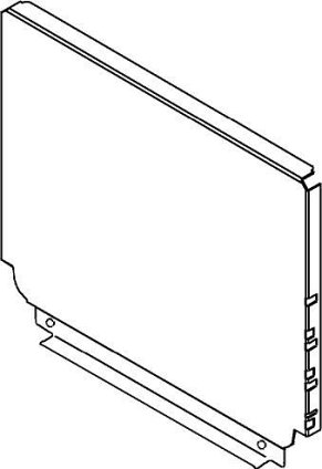 TANDEMBOX, задняя стенка D 224/800мм, серая