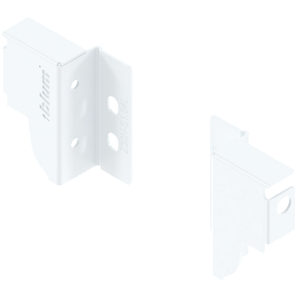 TANDEMBOX, держатели задней стенки для высоты N 81мм, белые, комплект