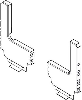 TANDEMBOX, задняя стенка 224/120 под мойку, нерж., кмп.
