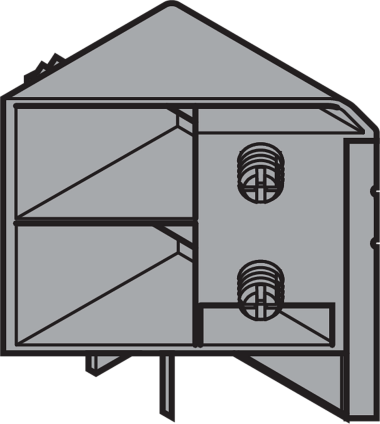TANDEMBOX, Крепление фасада, EXPANDO, правое, высота M, для SPACE CORNER