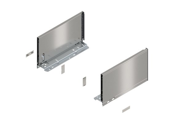 Комплект царг LEGRABOX pure, высота C (177 мм), НД=300 мм, нержавеющая сталь