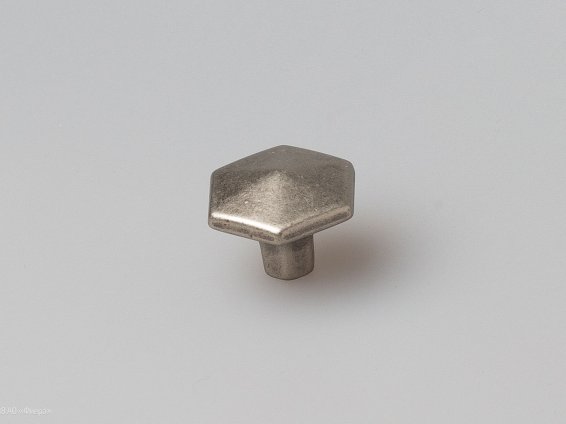 Novecento мебельная ручка-кнопка малая металл