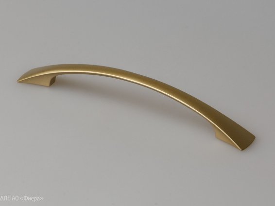 FS046 мебельная ручка-скоба 128 мм матовое золото