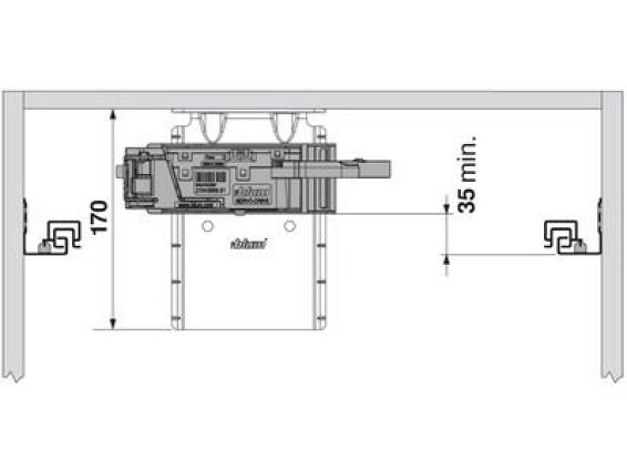 SERVO-DRIVE, верхний уголок-держатель