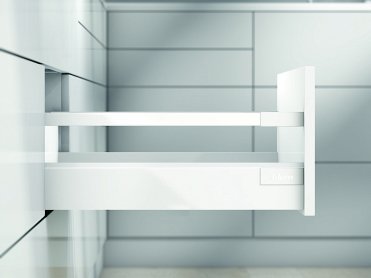 Ящик TANDEMBOX antaro (192х500) с TIP-ON BLUMOTION, под саморезы, бел., вес ящика от 10 до 30 кг