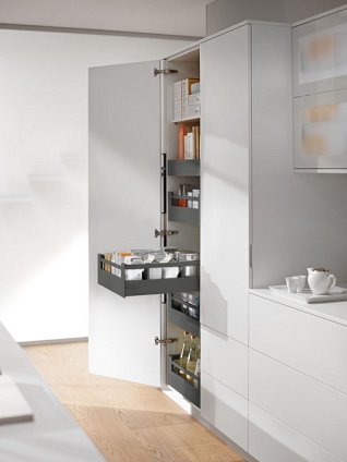 Внутренний ящик TANDEMBOX antaro TIP-ON BLUMOTION (высота D 224, глубина 400 мм, до 20 кг) серый орион