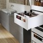 Внутренний ящик LEGRABOX pure TIP-ON BLUMOTION (высота C 177, глубина 450 мм, до 40 кг), терра-черный