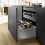 Ящик LEGRABOX pure (высота F 241, глубина 270 мм), терра-черный